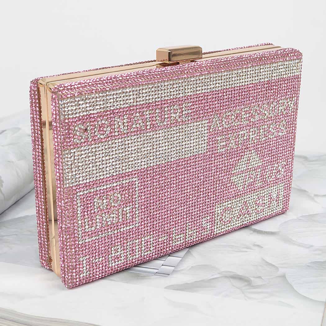 Rhinestone Fashion Express Clutch