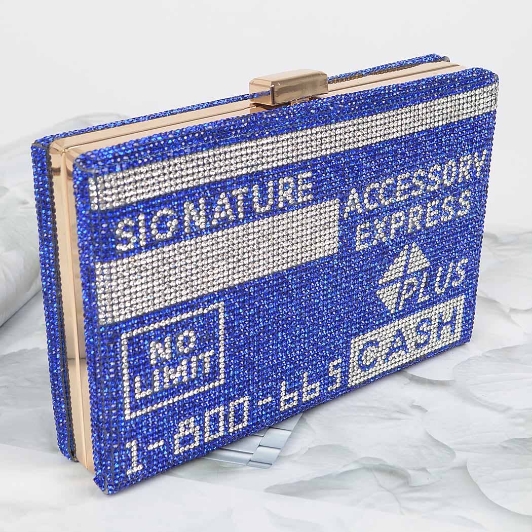 Rhinestone Fashion Express Clutch