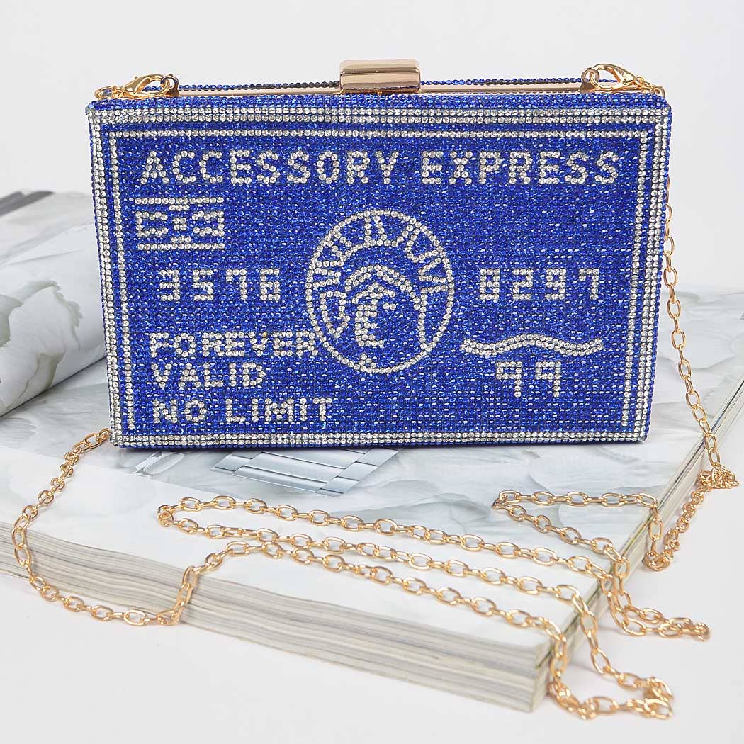 Rhinestone Fashion Express Clutch