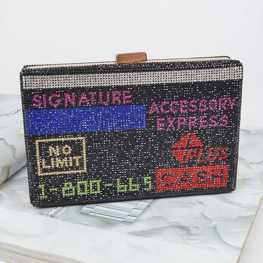 Rhinestone Fashion Express Clutch