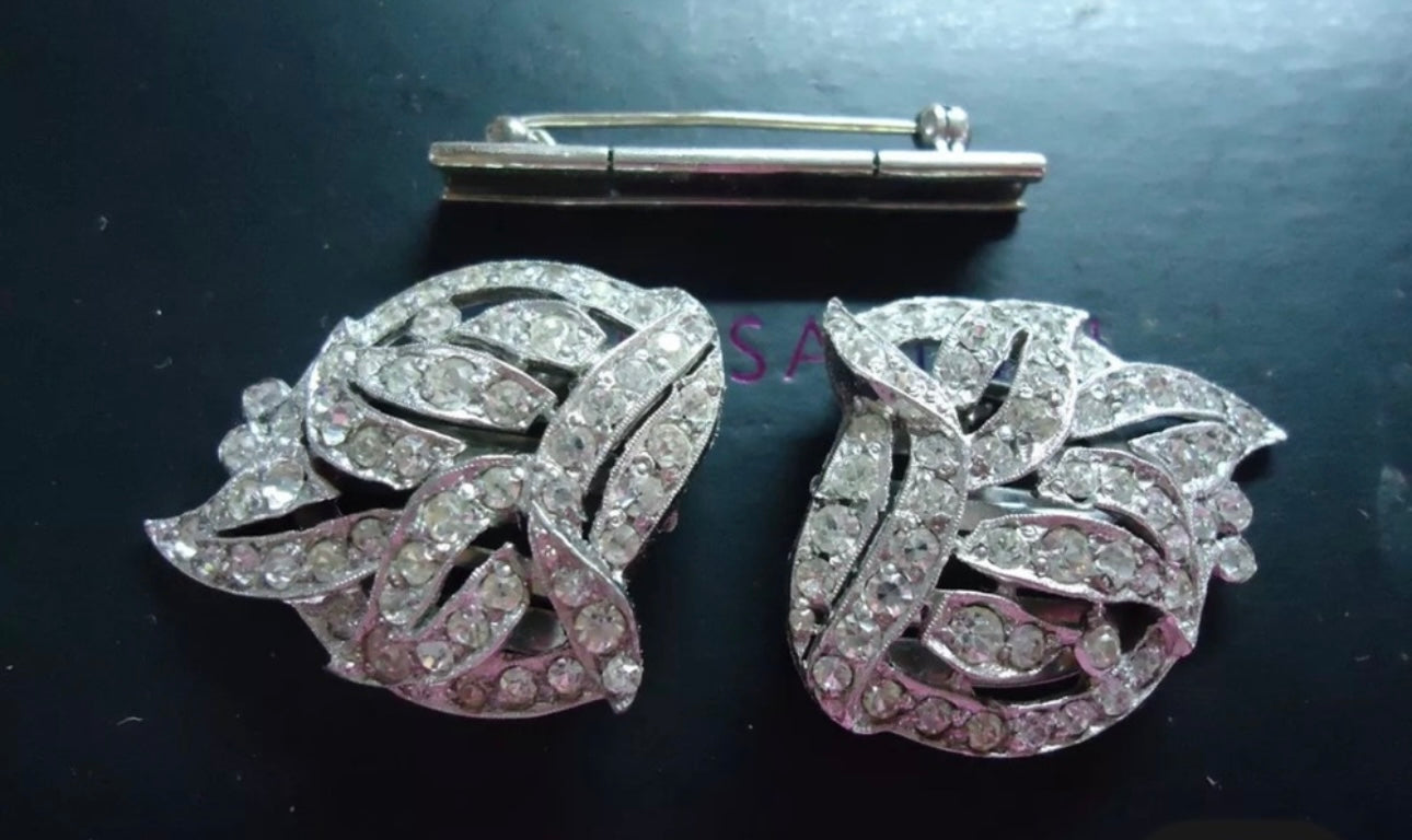 Vintage 1930's Dress clip/Brooch