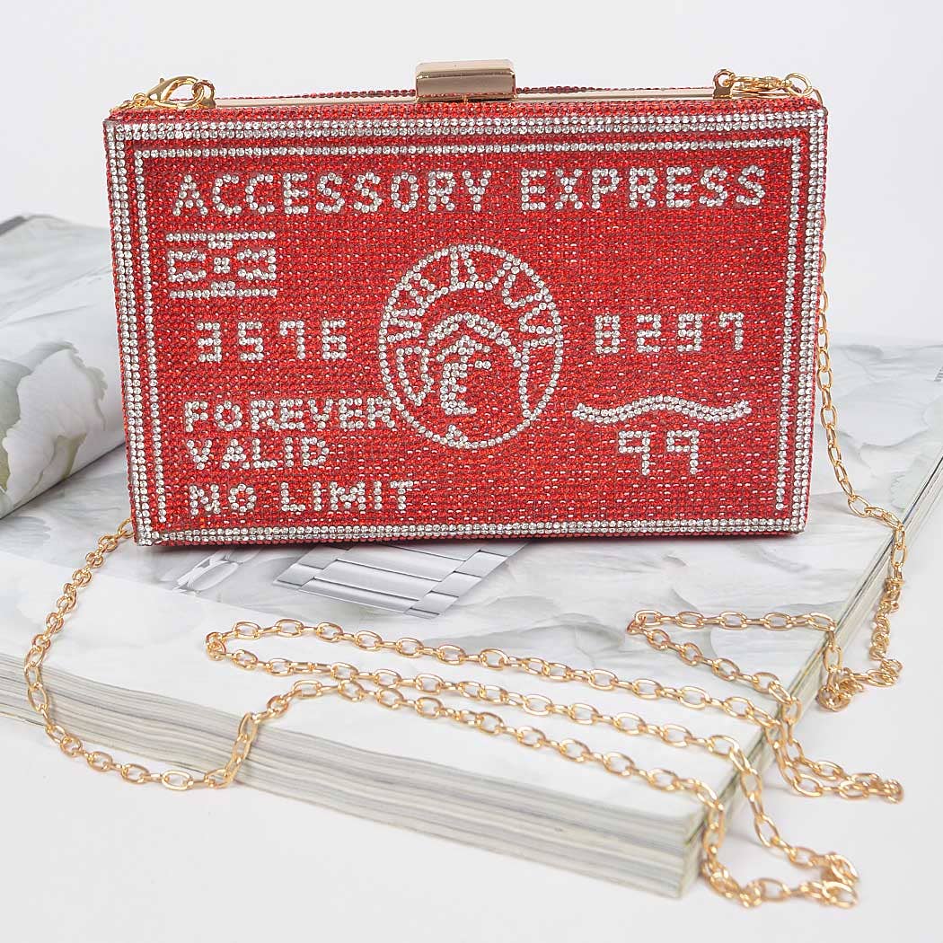 Rhinestone Fashion Express Clutch