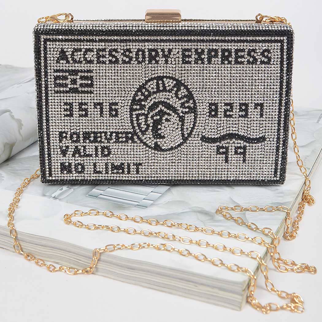 Rhinestone Fashion Express Clutch