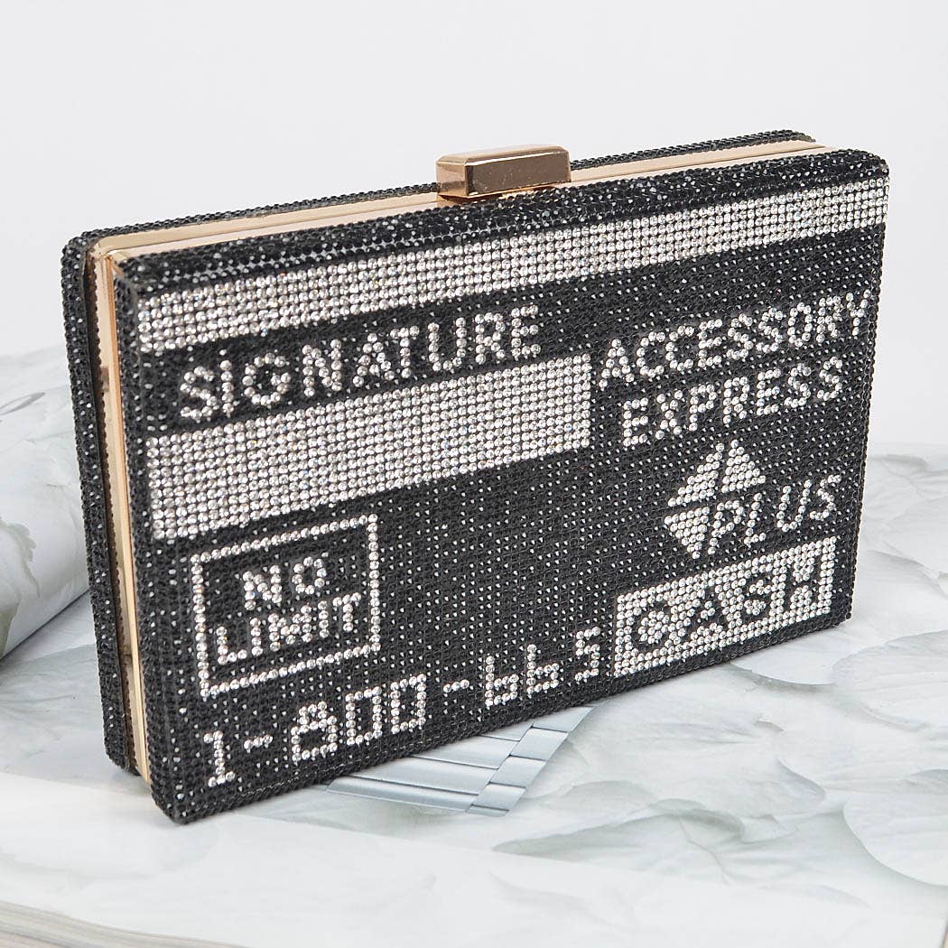 Rhinestone Fashion Express Clutch