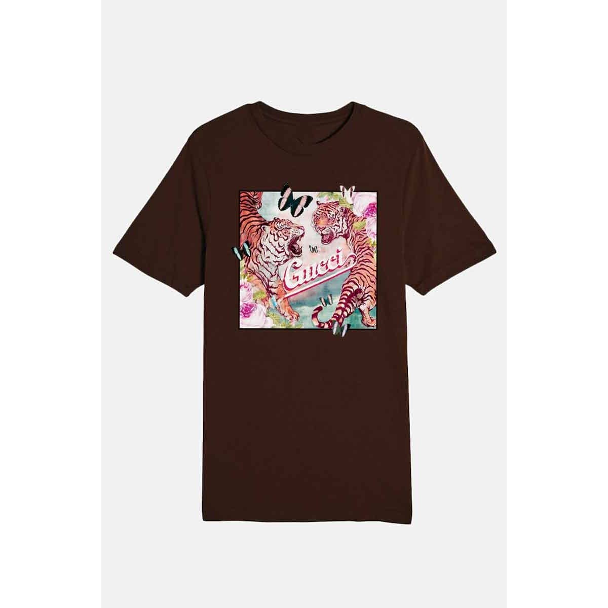 TIGER MULTY COLOR WOMEN GRAPHIC TEE
