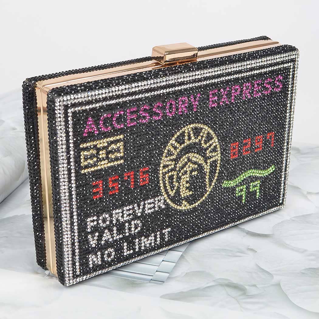 Rhinestone Fashion Express Clutch