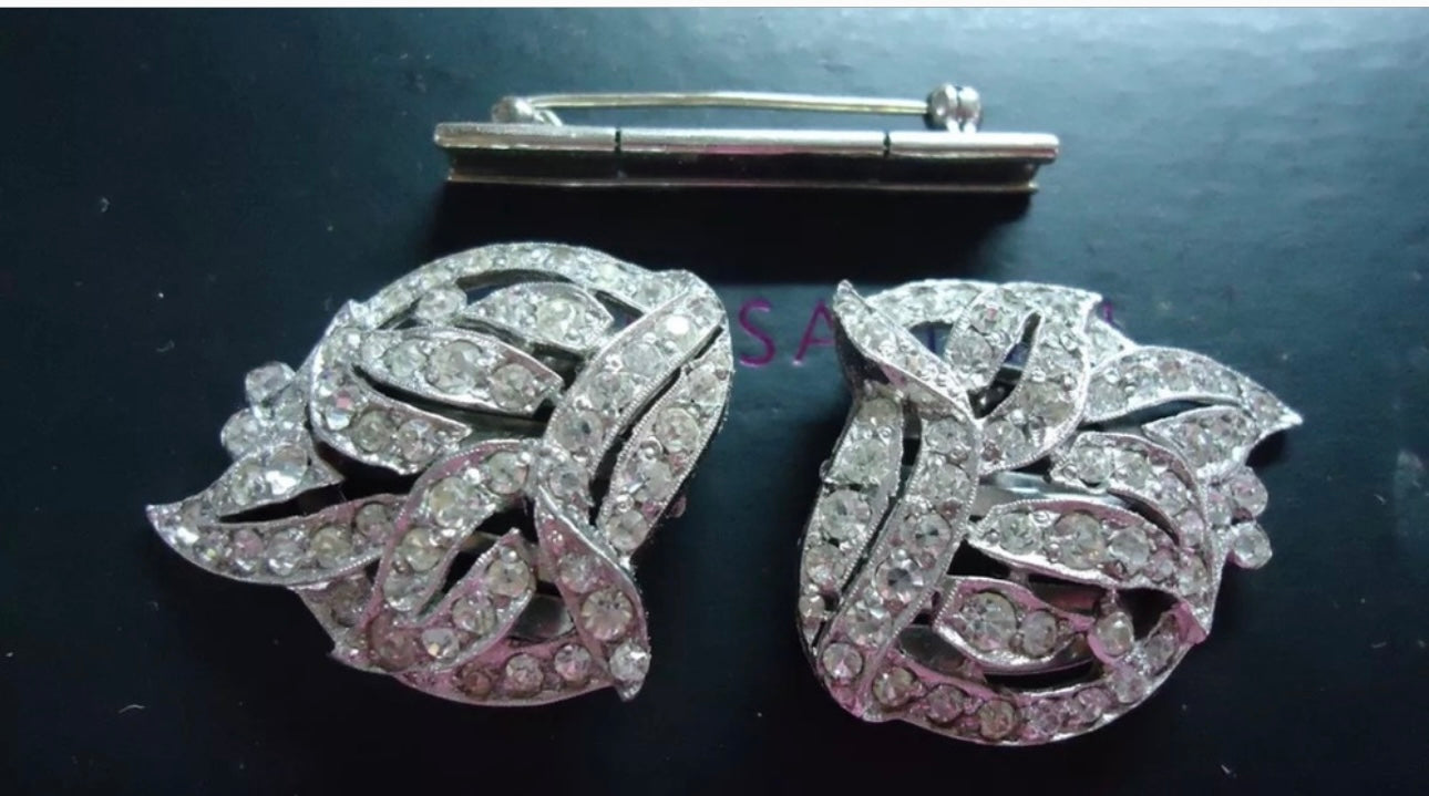 Vintage 1930's Dress clip/Brooch