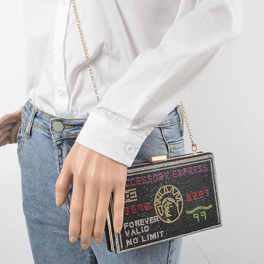 Rhinestone Fashion Express Clutch