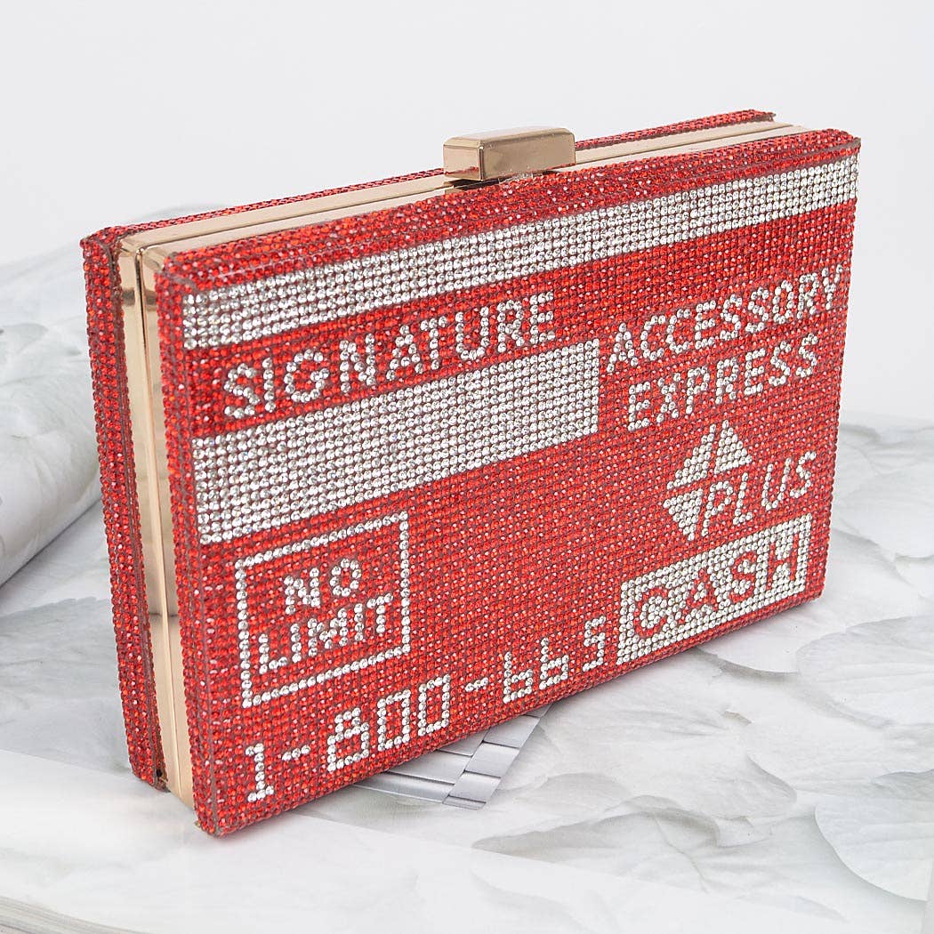 Rhinestone Fashion Express Clutch