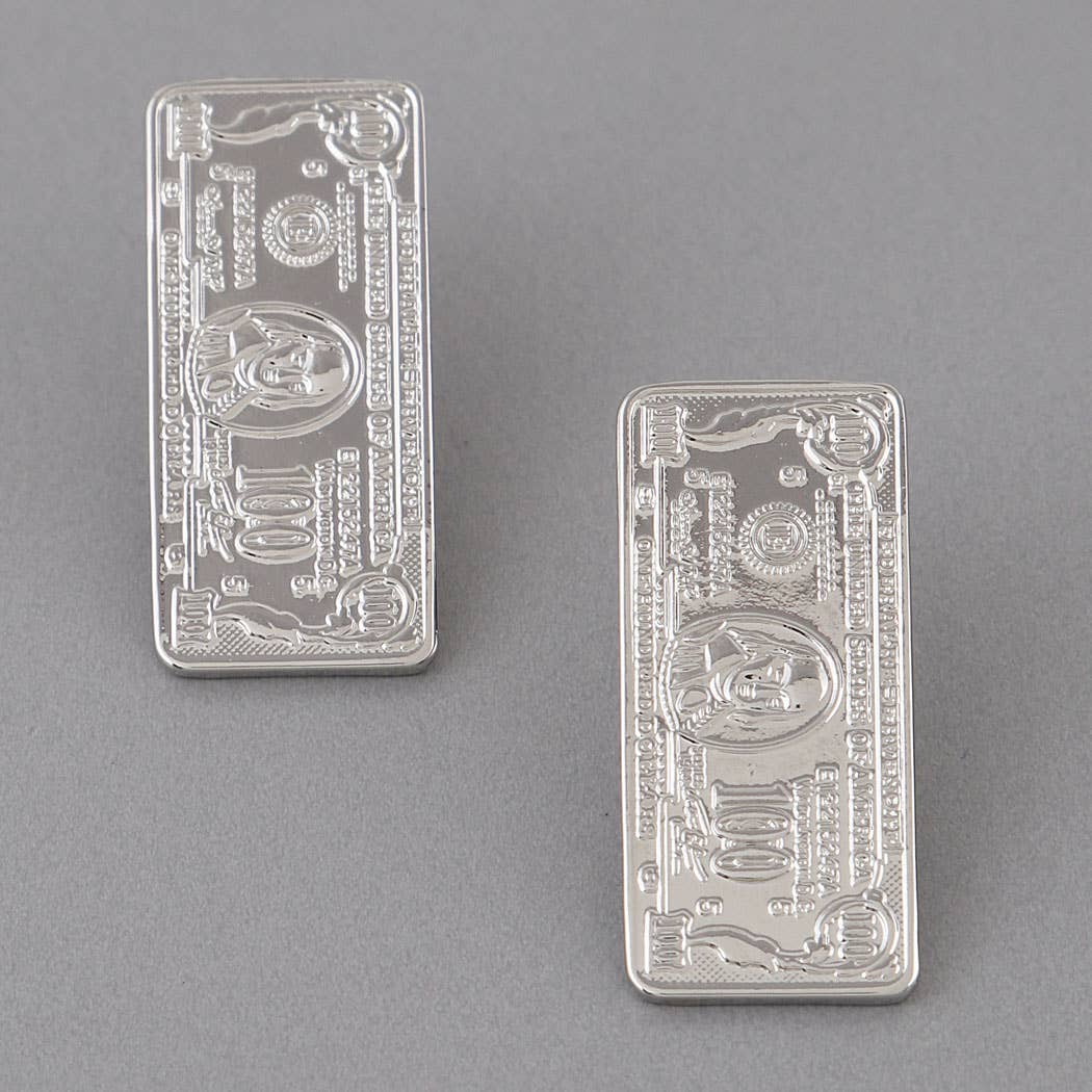 Hundred Bill Stud Earrings