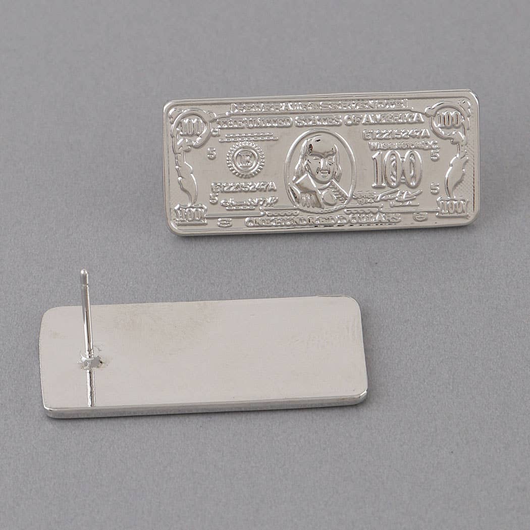 Hundred Bill Stud Earrings
