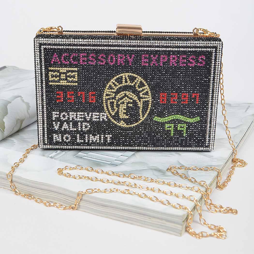 Rhinestone Fashion Express Clutch